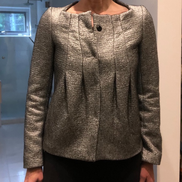 Mottled Silver Jacket by Poleci sz 2 - Picture 10 of 11